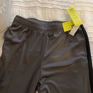 NWT - Mesh pants.   Grey with black trim.   Size Youth XL